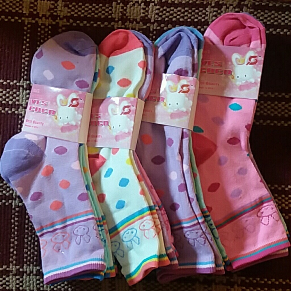 Girls xl socks 12 pairs